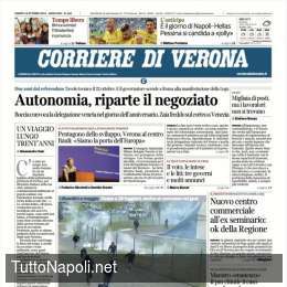 Corriere di Verona: “Hellas, Pessina si candida a jolly al San Paolo”