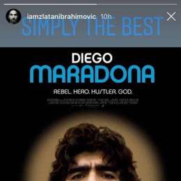 FOTO – Ibrahimovic elogia Maradona: “Semplicemente il migliore”