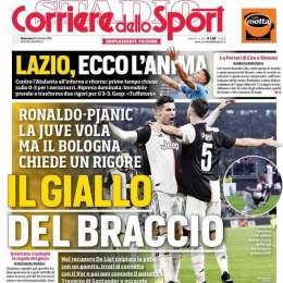 PRIMA PAGINA – CdS: “E’ tornato il Napolik!”. E su Juve-Bologna: “Il giallo del braccio”