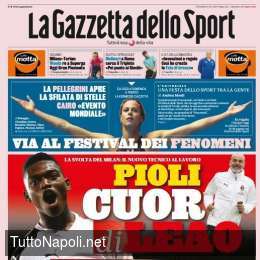 PRIMA PAGINA – Gazzetta: “Pioli cuor di Leao. Per Buffon è Conte il rivale numero uno”
