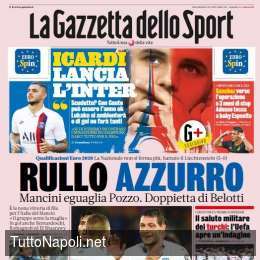 PRIMA PAGINA – Gazzetta: “Rullo azzurro, la nazionale non si ferma più”