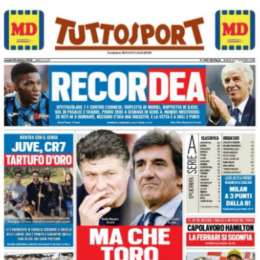 PRIMA PAGINA – Tuttosport: “RecorDea! Milan a 3 punti dalla B”