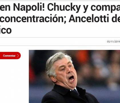 Marca: “Ancelotti potrebbe lasciare il Napoli”