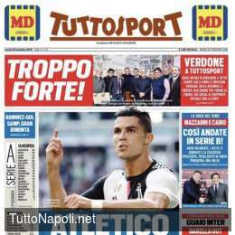 PRIMA PAGINA – Tuttosport: “Atletico Ronaldo”