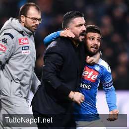 Gazzetta – Insigne-Gattuso, arrivata la svolta: patto per tenere il Napoli in Europa