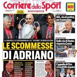 PRIMA PAGINA – CdS: “ADL, via al casting per la panchina”