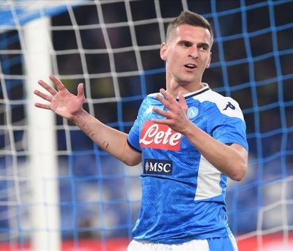 Le 10 cose da ricordare di Napoli-Fiorentina:  Milik come Cruyff cercava “il gol impossibile”