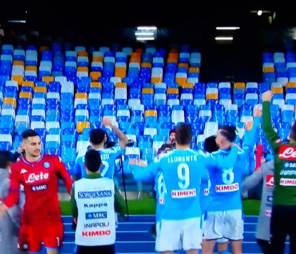 CorMez: il Napoli è risalito grazie al ritorno allo stadio dei gruppi organizzati
