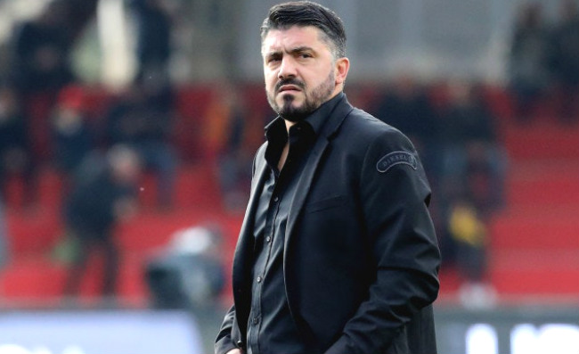 Gattuso consiglia ai calciatori di guardare la classifica. Il tecnico ha un sogno inconfessabile