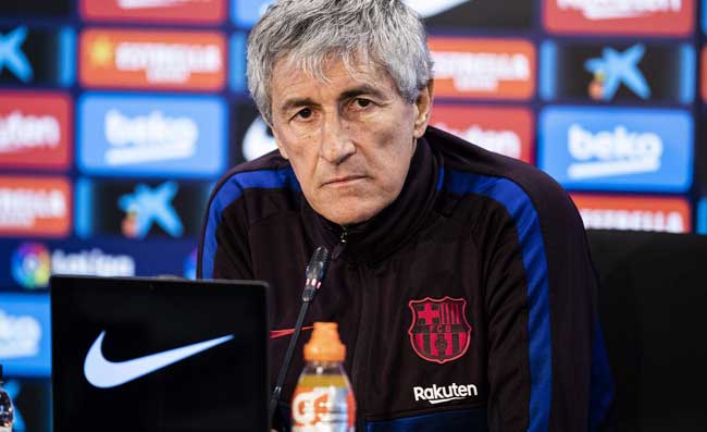 Barcellona, Setien: “Barcellona-Napoli a porte chiuse? Sarebbe triste, parlo per esperienza”