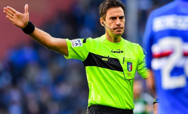 Gavillucci cacciato dall’AIA dopo Sampdoria-Napoli, adesso arbitra in Inghilterra!