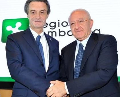 Stasera a Porta a Porta il “duello” tra De Luca e Fontana