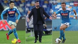 Zielinski e Fabian Ruiz, Gattuso al Napoli: “Vietato toccarli”