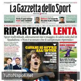 PRIMA PAGINA – Gazzetta: “C’è l’accordo con Gattuso, un anno in più al Napoli!”