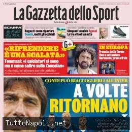 PRIMA PAGINA – Gazzetta: “Icardi, Perisic e Nainggolan possono tornare all’Inter”