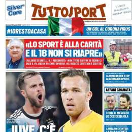 PRIMA PAGINA – Tuttosport – “Napoli 1990, pazzi di Diego”