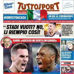 PRIMA PAGINA – Tuttosport annuncia: “Juve su Milik! Polacco alternativa a Icardi e Gabriel Jesus”