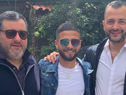 Gazzetta: senza Raiola, Insigne è un’altra persona. È il riferimento di De Laurentiis