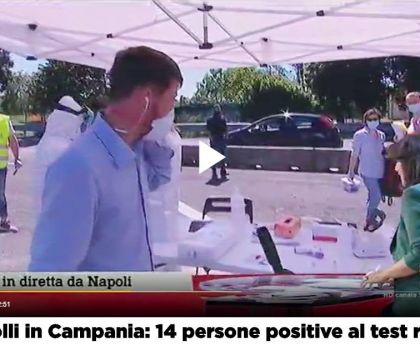La7: esodo dal nord, alla barriera di Napoli 4 positivi su 60 test rapidi effettuati