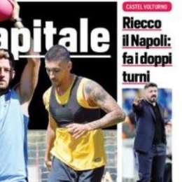 PRIMA PAGINA – CdS Campania: “Riecco il Napoli, fa i doppi turni”