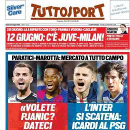 PRIMA PAGINA – Tuttosport anticipa: “Juve-Milan il 12 giugno, tensione per i calendari”