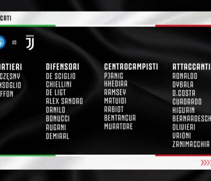 Coppa Itala, i convocati della Juve: tornano disponibili Chiellini, Ramsey e Higuain