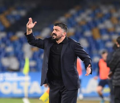 Dazn: insulti della panchina del Napoli a Juric, Gattuso fa da paciere