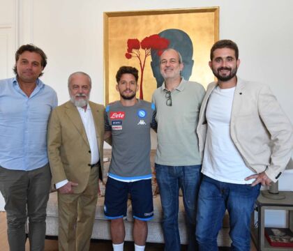 De Laurentiis: “Felice di stare insieme ancora a lungo. Evviva Dries!”