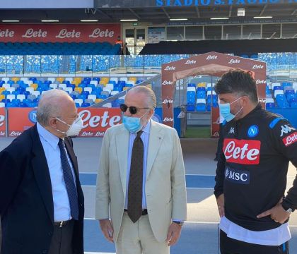 De Luca: “Sono andato a fare un in bocca al lupo al Napoli per la gara di domani”