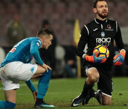 Frattura della mano Berisha, salterà il Napoli