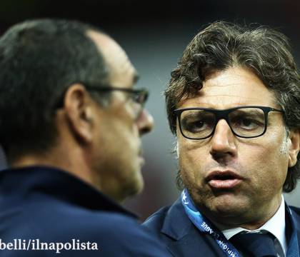 Giuntoli: “Sarà bello ritrovare l’amico Sarri, ma più bello batterlo”