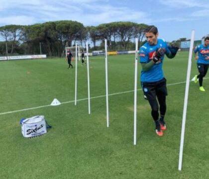 Il Napoli torna al lavoro per preparare la finale di Coppa Italia