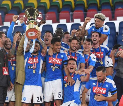 La Coppa Italia vinta dal Napoli potrebbe essere celebrata con un francobollo speciale