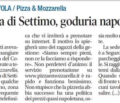 Libero elogia una pizzeria napoletana a Settimo Milanese: «Una goduria»