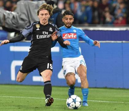 Modric: «Da piccolo tifavo Milan. Mi piace Insigne»