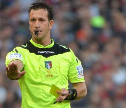 Napoli-Juve, per Doveri è la prima finale. I precedenti sono favorevoli al Napoli