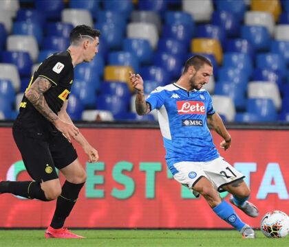 Per Napoli-Inter 7 milioni di telespettatori