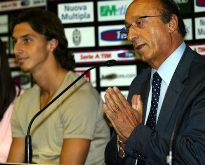 Ibrahimovic e l’incontro con Moggi alla Juve: «Mi lamentai delle docce, lui disse “pensa a vincere”»