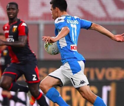 Il Napoli esalta Lozano su Instagram
