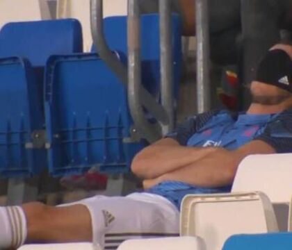 Il Real Madrid è così noioso che Bale si addormenta in panchina