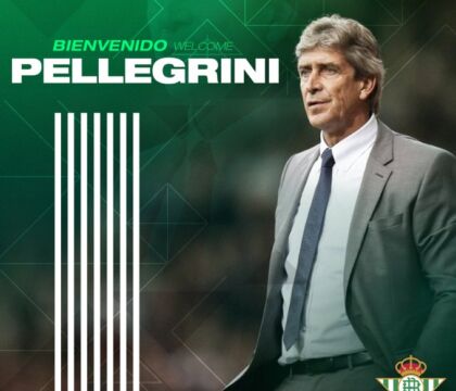 Manuel Pellegrini è il nuovo allenatore del Real Betis