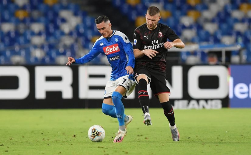 Napoli-Milan 2-2, il tabellino