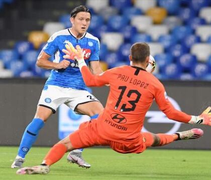 Nei doppi confronti il Napoli ha perso solo contro Atalanta e Fiorentina