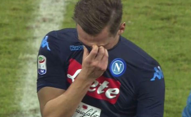 Napoli, tifosi delusi da Millik: “La gratitudine è roba per pochi, non resterai nei nostri cuori”