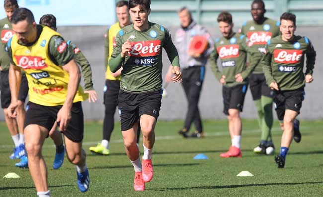 SSC Napoli, il report dell’allenamento: Gattuso lavora sulla tattica in vista del match di Parma