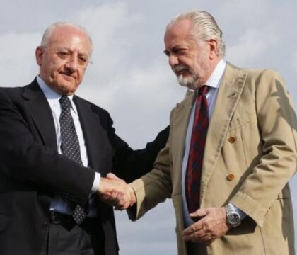 Damascelli: De Luca fa il ventriloquo di De Laurentiis