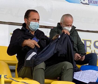 Il Bari batte la Viterbese 3-0, allo stadio anche Aurelio De Laurentiis
