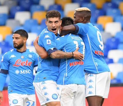 Il Napoli comunica che i tamponi effettuati ieri sono tutti negativi
