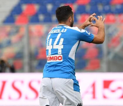 Progetto “SSC Napoli Charity”, all’asta la maglia indossata da Manolas in Napoli-Genoa