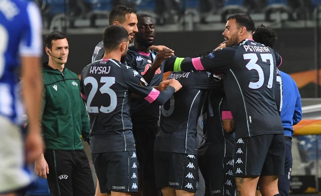 Real Sociedad-Napoli, pagelle: Koulibaly rossiniano, Politano risolutore, Ospina istinto e follia